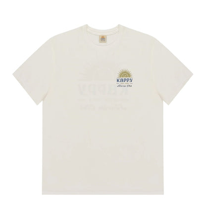 Kappy Sunny Wink Half T-Shirt
 White - The Sporting Lodge