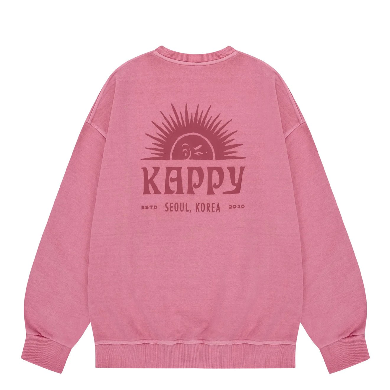 Kappy Sunny Wink Pigment Sweatshirt Pink - The Sporting Lodge