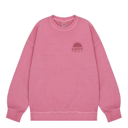 Kappy Sunny Wink Pigment Sweatshirt Pink - The Sporting Lodge