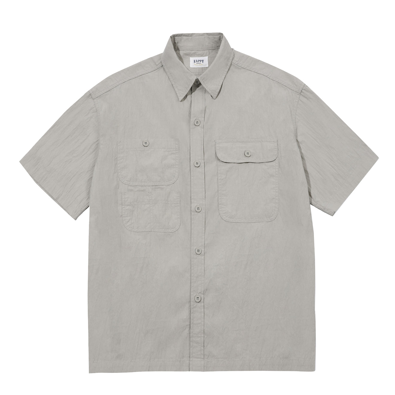 Kappy Sunrise Utility Half Shirt Greige - The Sporting Lodge