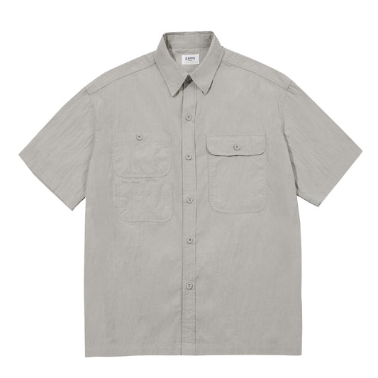 Kappy Sunrise Utility Half Shirt Greige - The Sporting Lodge