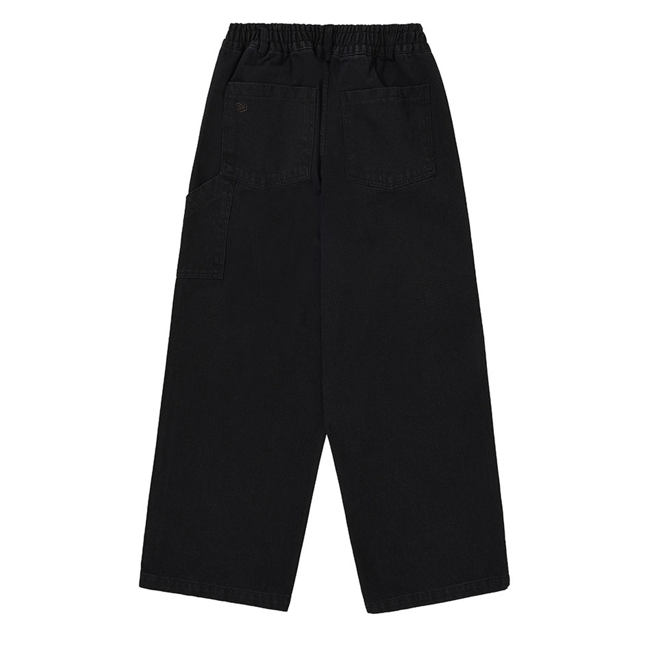 Kappy Two Tuck Wide Kation Pants Black - The Sporting Lodge