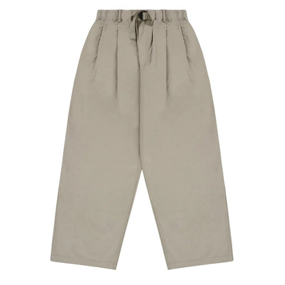 Kappy Two Tuck Wide Pants Beige - The Sporting Lodge