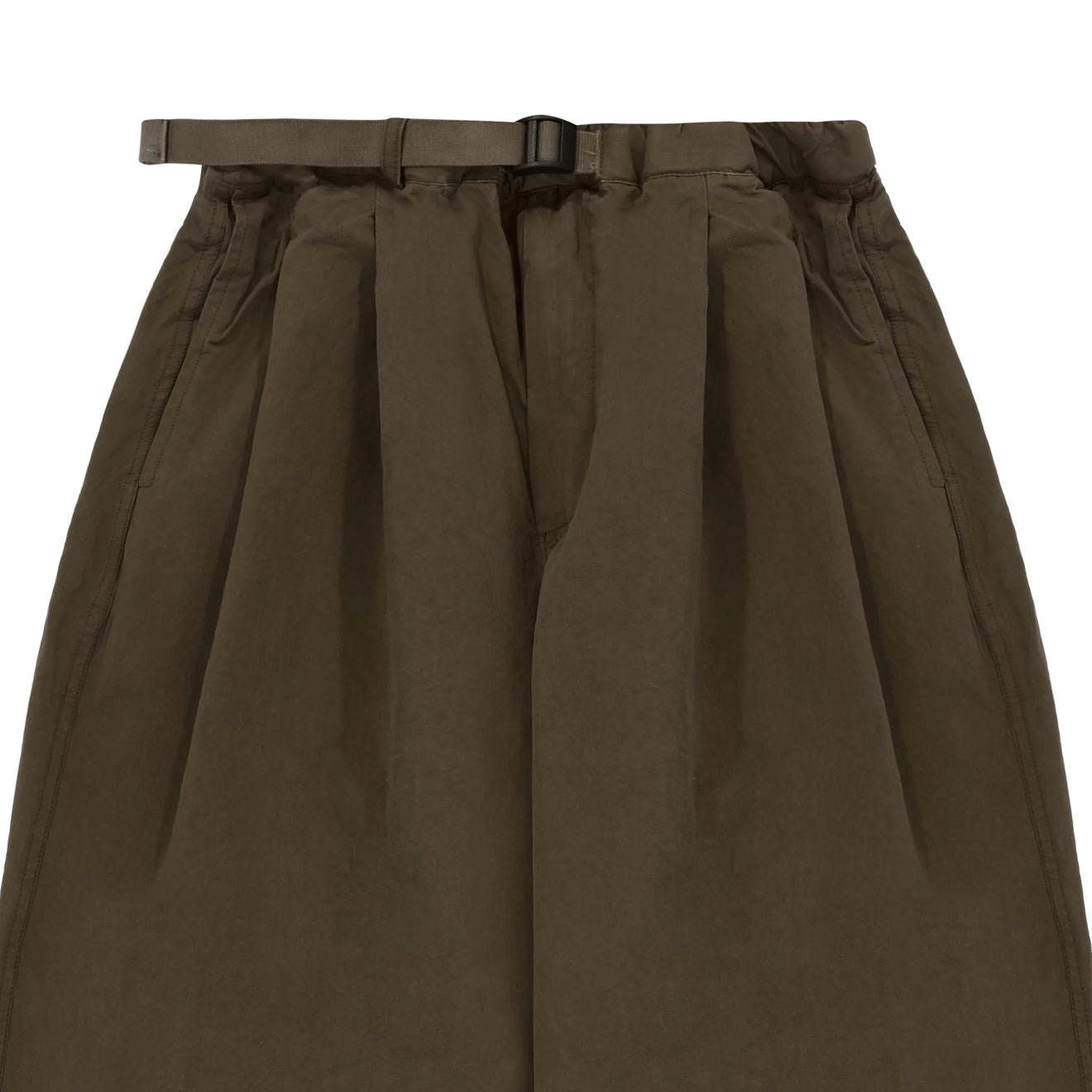 Kappy Two Tuck Wide Pants Brown - The Sporting Lodge