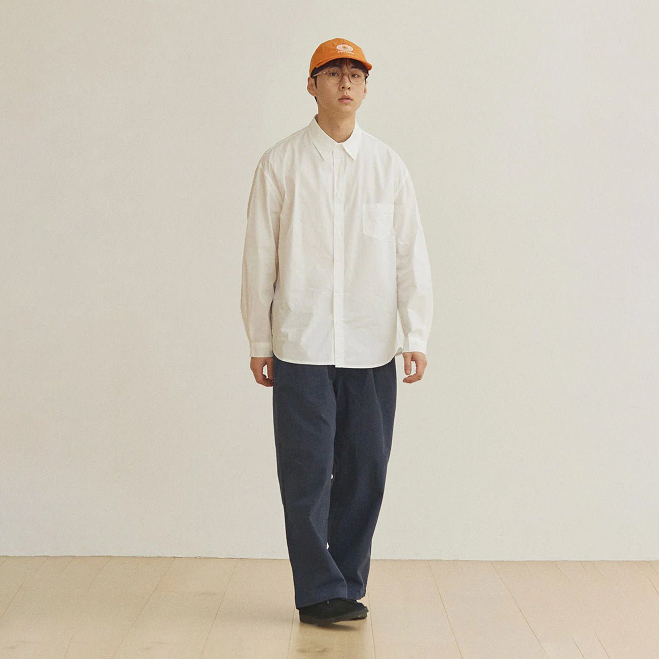Kappy Two Tuck Wide Pants Navy - The Sporting Lodge