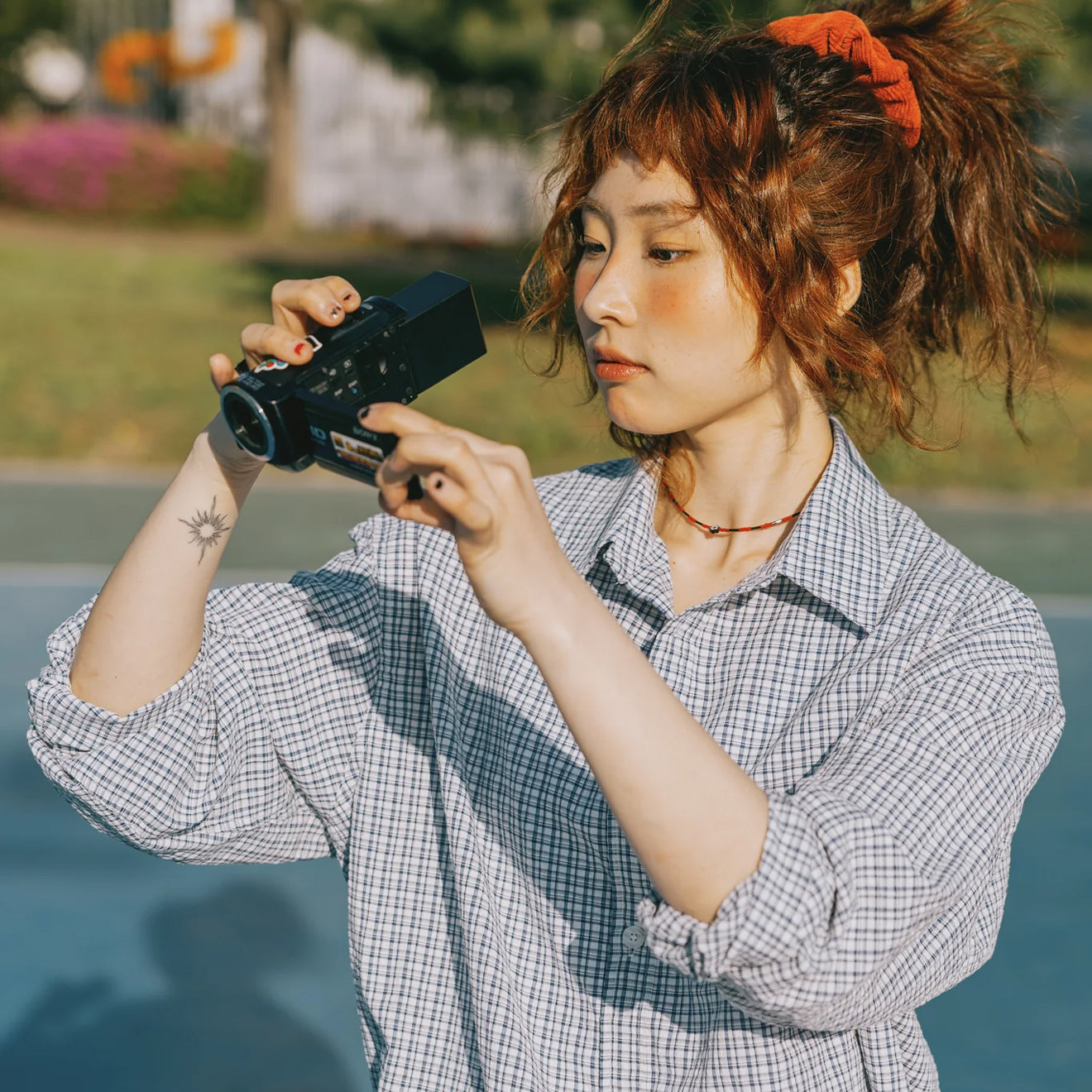 Kappy Vintage Check Shirt White - The Sporting Lodge