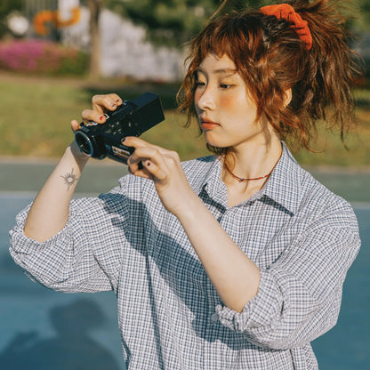 Kappy Vintage Check Shirt White - The Sporting Lodge