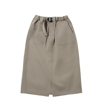 Kappy Womens Cotton Fatigue Skirt Beige - The Sporting Lodge