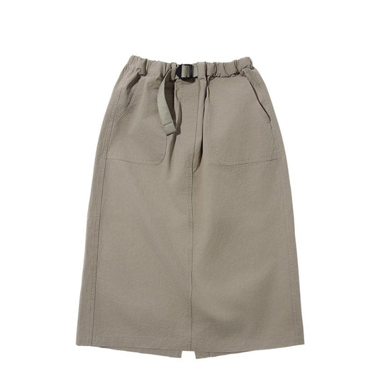 Kappy Womens Cotton Fatigue Skirt Beige - The Sporting Lodge