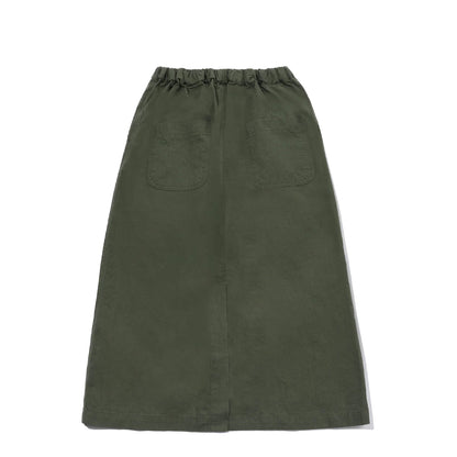 Kappy Womens Cotton Fatigue Skirt Khaki - The Sporting Lodge