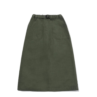 Kappy Womens Cotton Fatigue Skirt Khaki - The Sporting Lodge