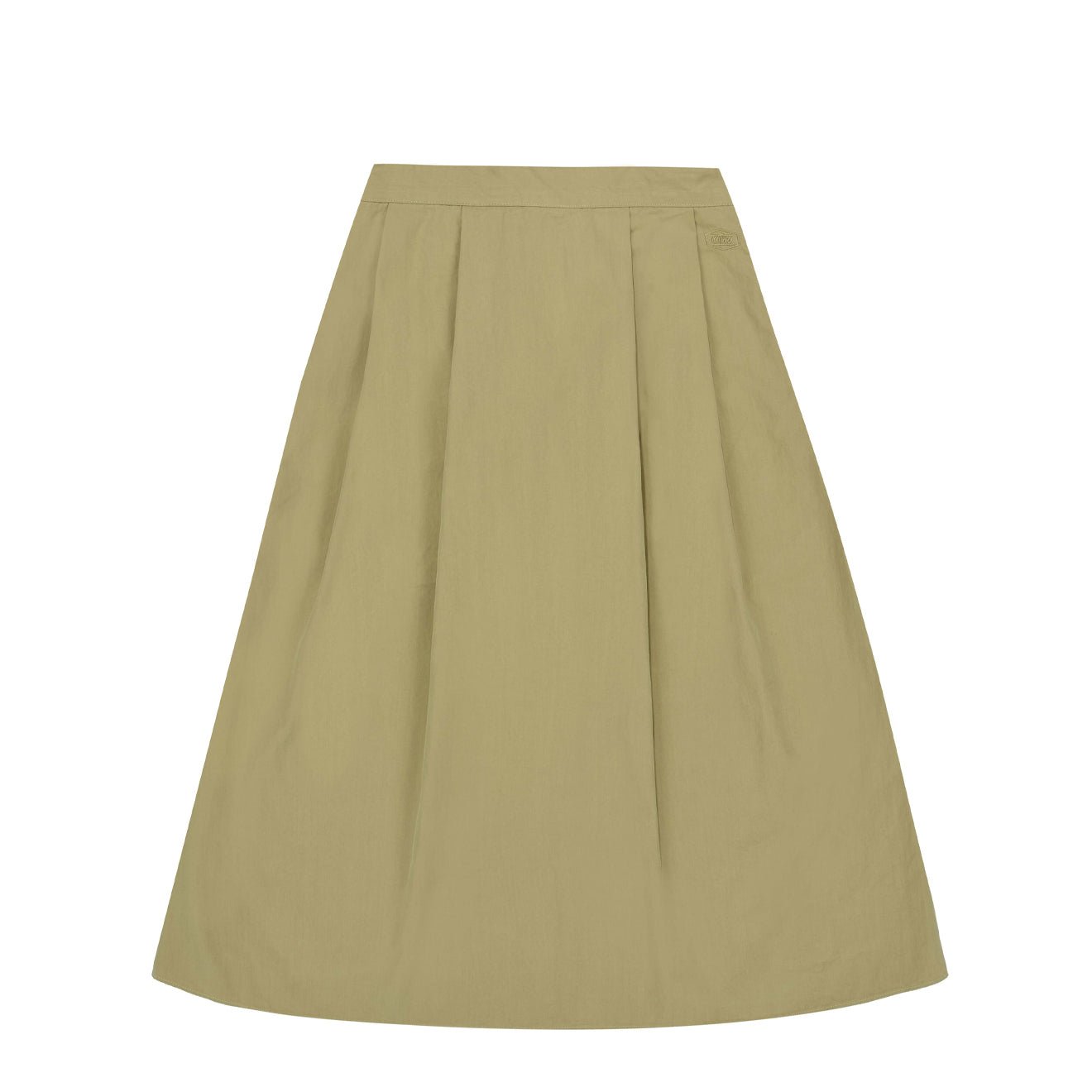 Kappy Womens Flare Banding Skirt Beige - The Sporting Lodge