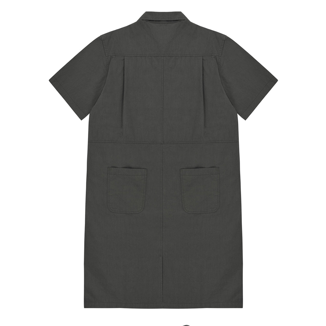 Kappy Womens Pocket Half Shirt Dress Charcoal - The Sporting Lodge