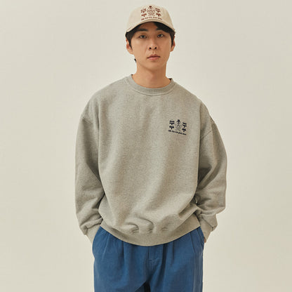 Kappy Yeti Fluff Sweat Shirt Gray