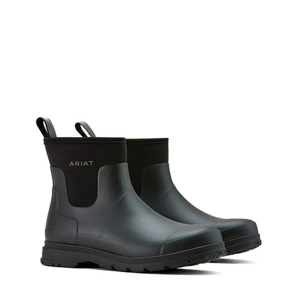 Ariat Kelmarsh Shortie Rubber Boot Black - The Sporting Lodge