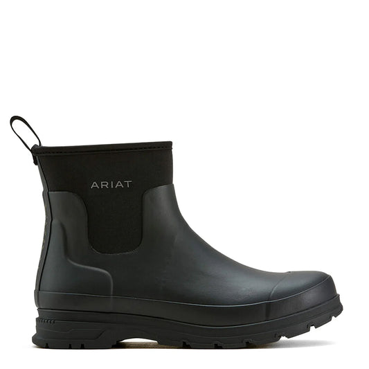 Ariat Kelmarsh Shortie Rubber Boot Black - The Sporting Lodge