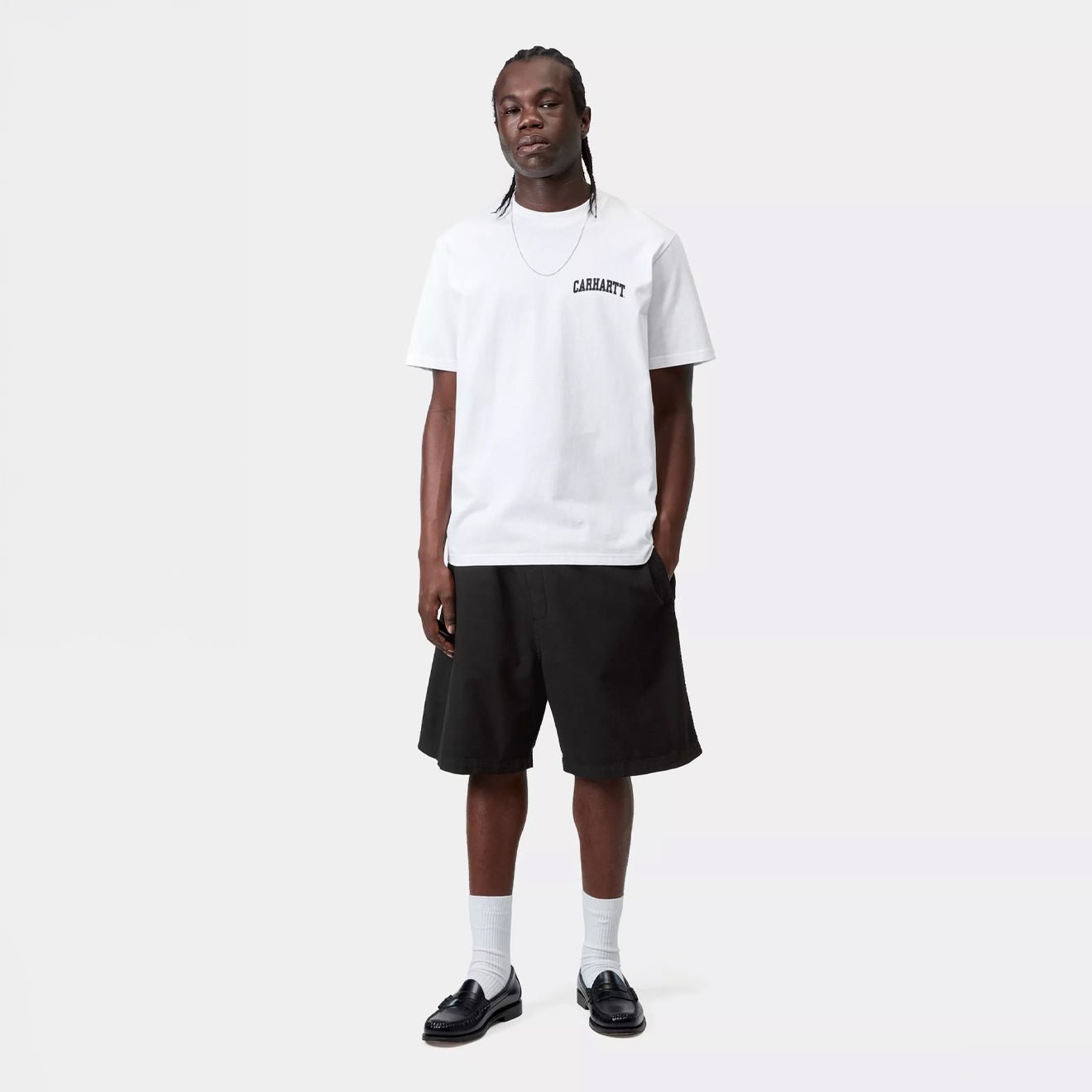 Carhartt WIP Rainer Short Black Garment Dyed
