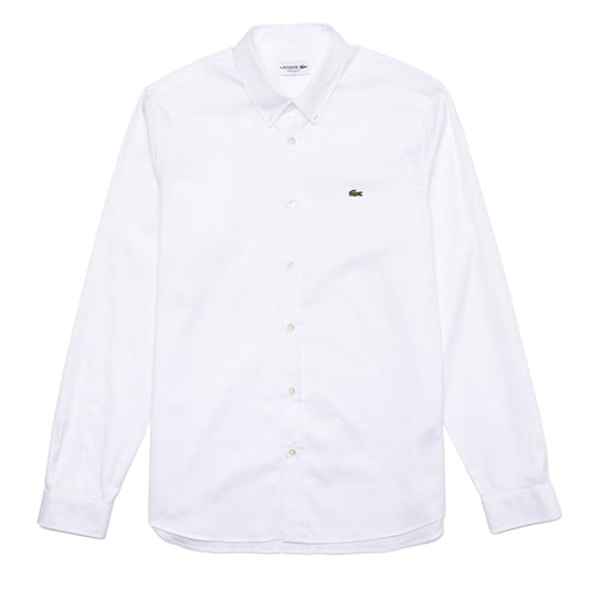 Lacoste L/S Cotton Shirt White