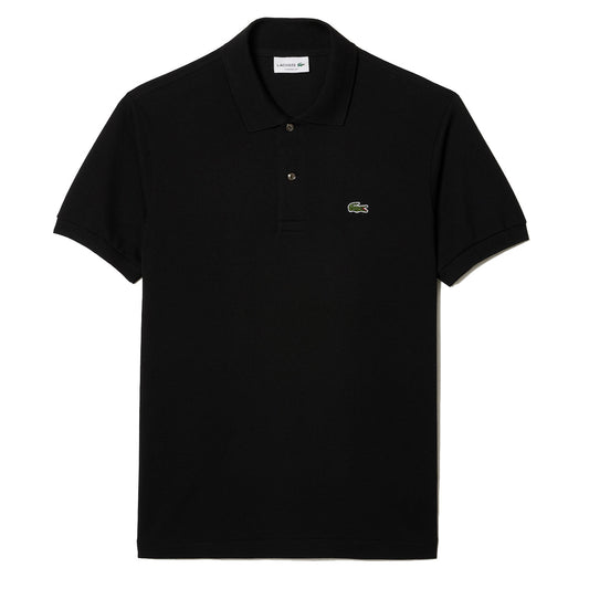 Lacoste Original S/S L.12.12 Petit Piqu√© Cotton Polo Shirt Black