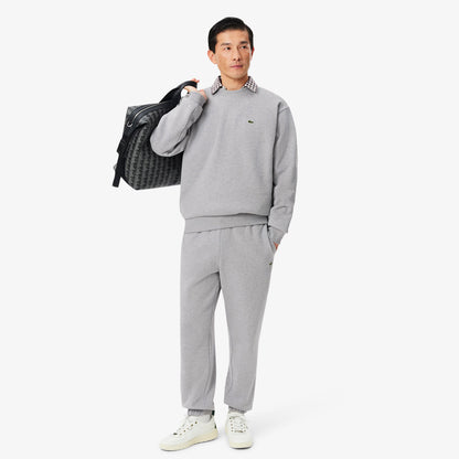 Lacoste Cotton Fleece Sweatshirt Light Heathered Grey