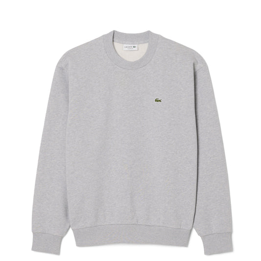Lacoste Cotton Fleece Sweatshirt Light Heathered Grey