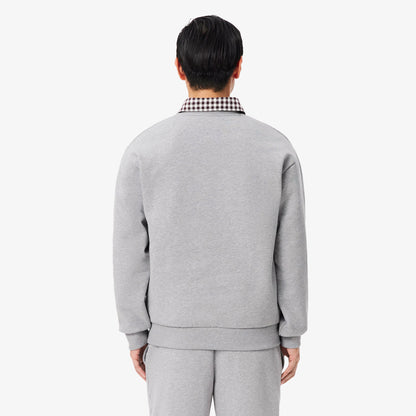 Lacoste Cotton Fleece Sweatshirt Light Heathered Grey