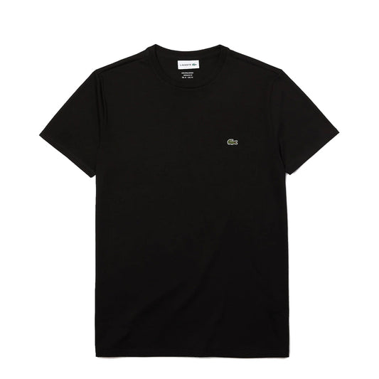 Lacoste Crew Neck Pima Cotton T-Shirt Black
