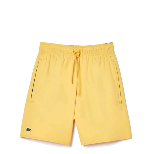 Lacoste Lightweight Swim Shorts Yellow / Green