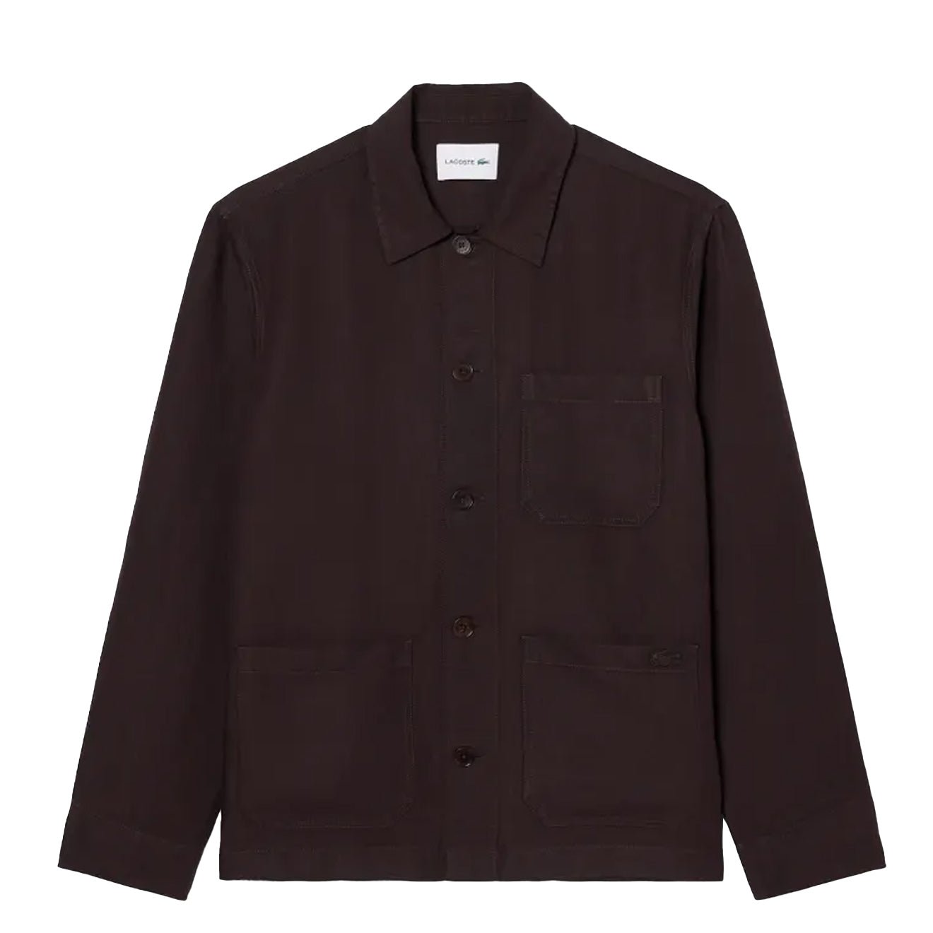 Lacoste Linen Blend Overshirt Buffalo