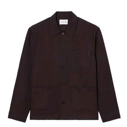 Lacoste Linen Blend Overshirt Buffalo