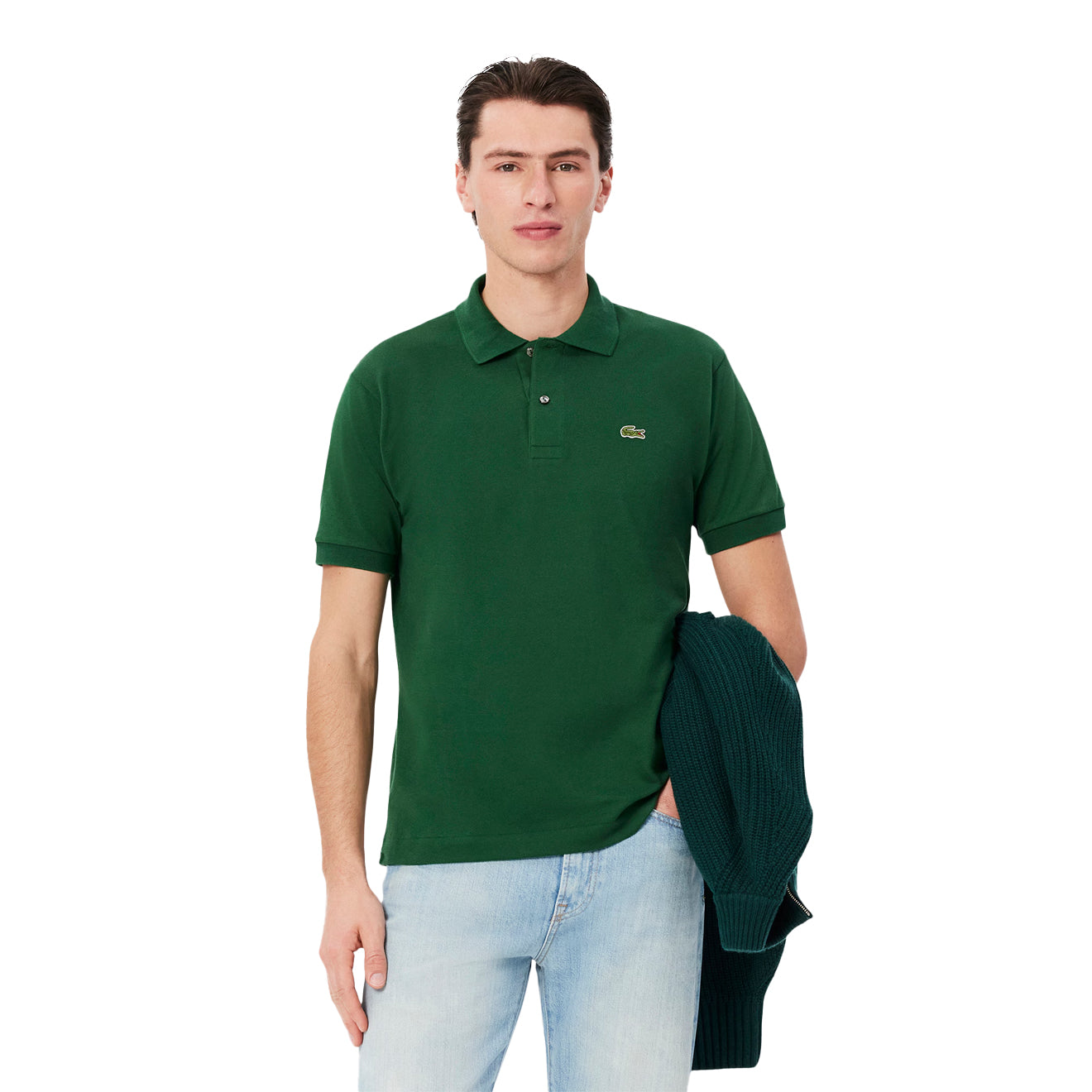 Lacoste Original L.12.12 Petit Pique Cotton Polo Shirt Pine Green