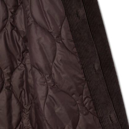 Lacoste Oversized Corduroy Overshirt Brown