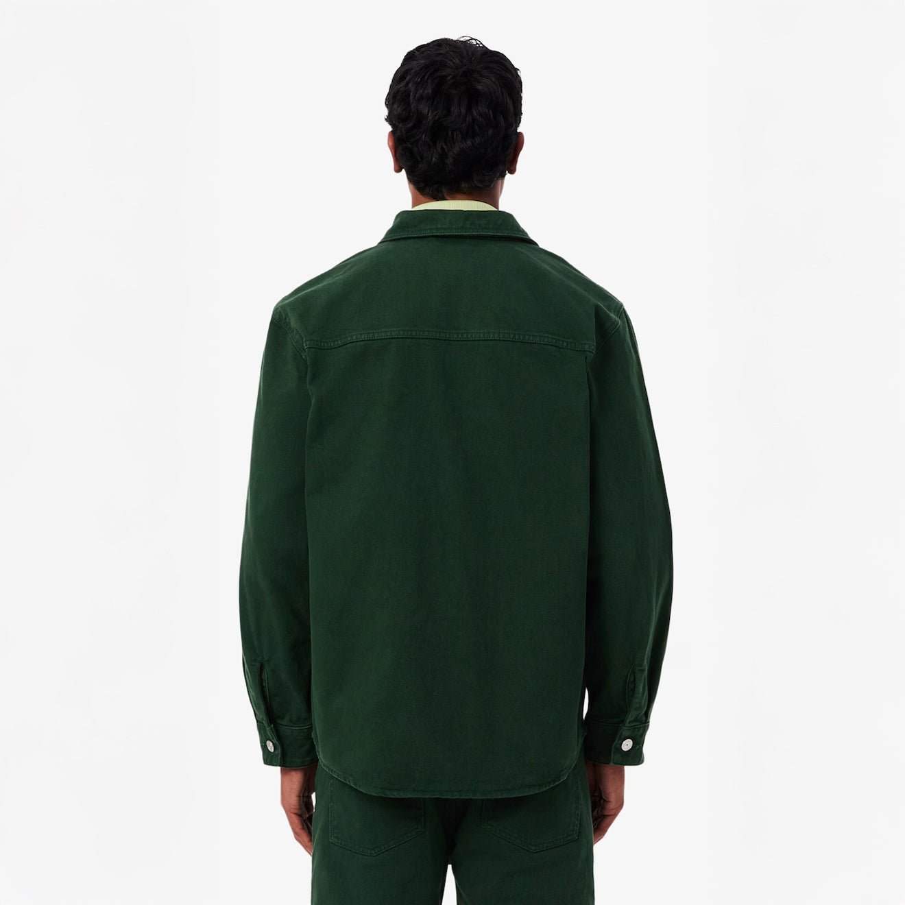 Lacoste Oversized Denim Overshirt Green