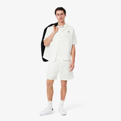 Lacoste Powercourt Leather Trainer White / Black - The Sporting Lodge
