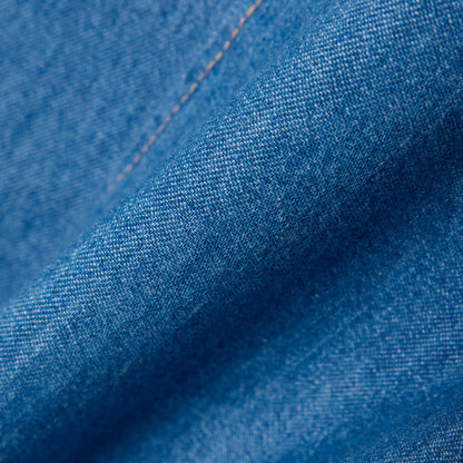 Lacoste Reg Fit Lightweight Denim Shirt Blue