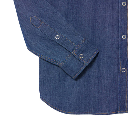 Lacoste Regular Fit Lightweight Denim Shirt Blue