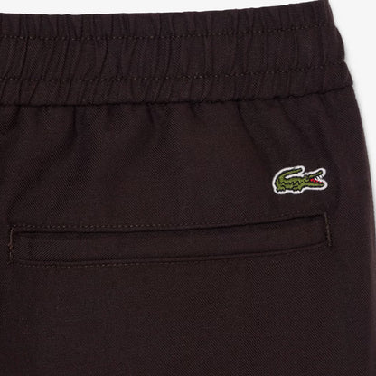 Lacoste Regular Fit Linen Chino Pants Brown