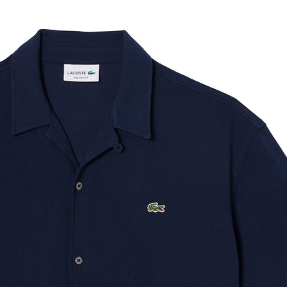 Lacoste Relaxed Fit S/S Shirt Pique Navy