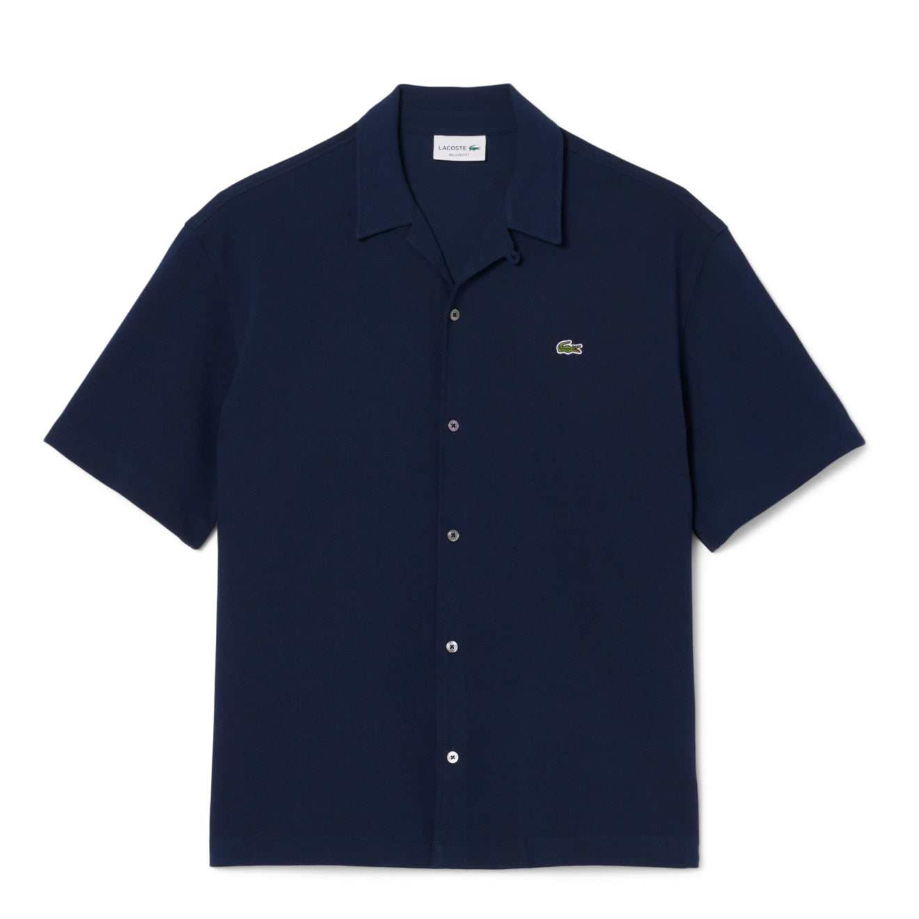 Lacoste Relaxed Fit S/S Shirt Pique Navy