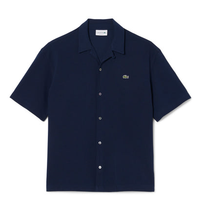 Lacoste Relaxed Fit S/S Shirt Pique Navy