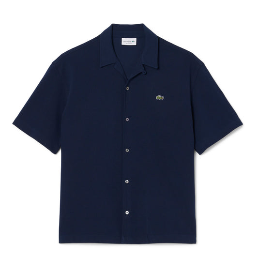 Lacoste Relaxed Fit S/S Shirt Pique Navy