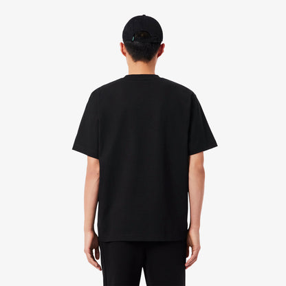 Lacoste Relaxed Fit T-Shirt Black - The Sporting Lodge