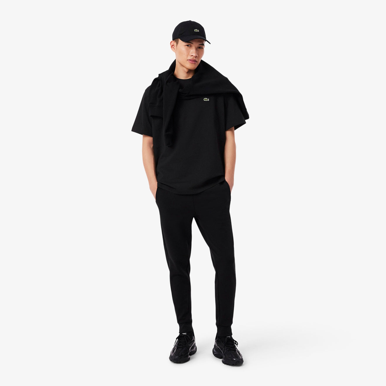Lacoste Relaxed Fit T-Shirt Black - The Sporting Lodge
