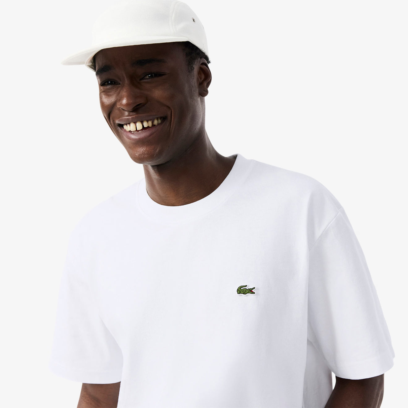 Lacoste Relaxed Fit T-Shirt White - The Sporting Lodge