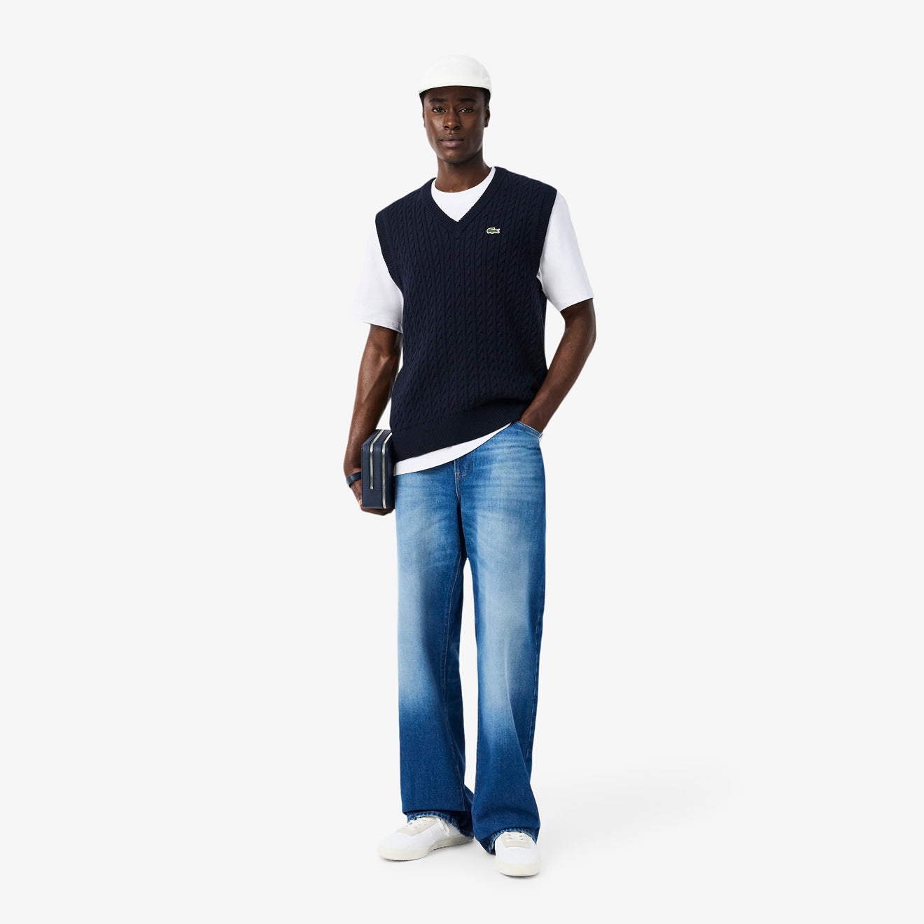 Lacoste Relaxed Fit T-Shirt White - The Sporting Lodge