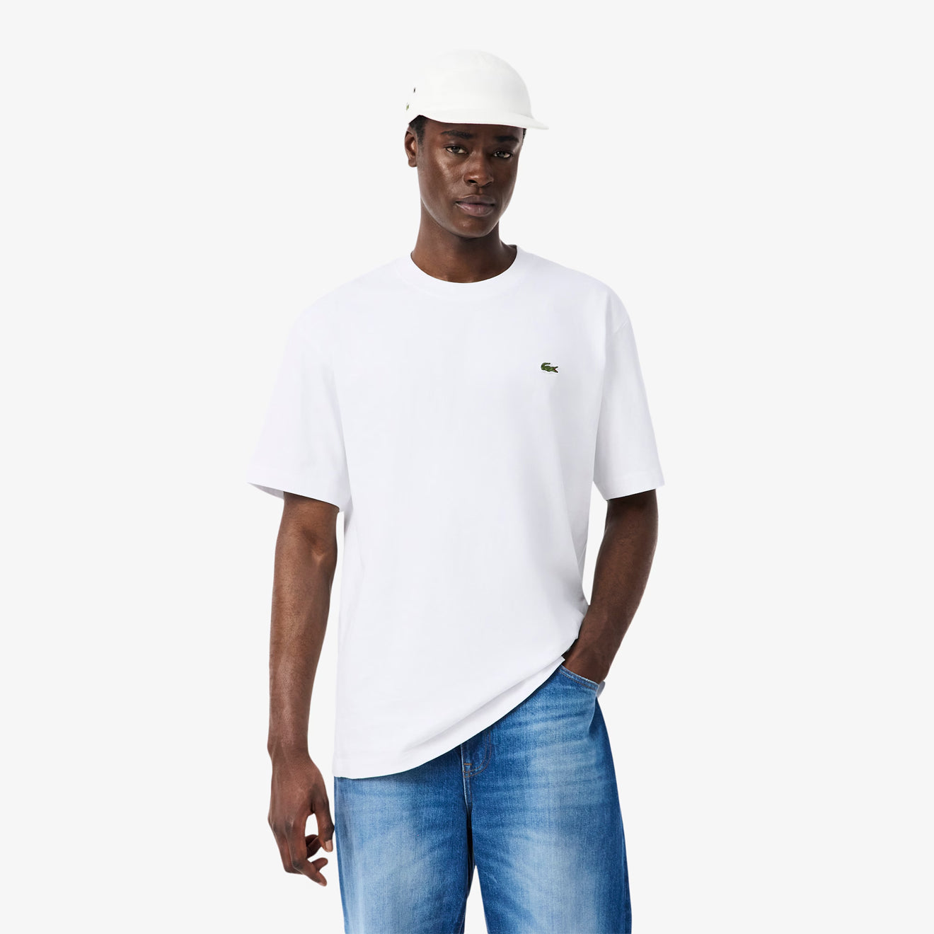 Lacoste Relaxed Fit T-Shirt White - The Sporting Lodge