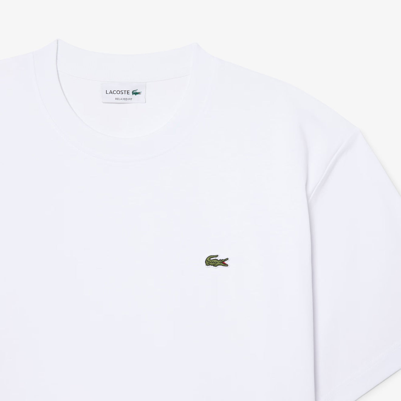 Lacoste Relaxed Fit T-Shirt White - The Sporting Lodge