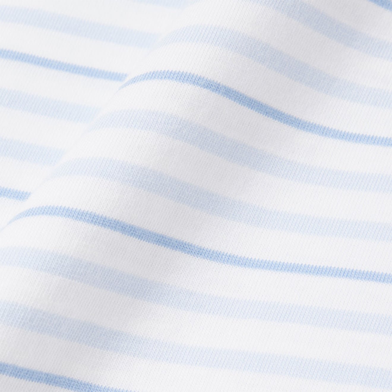 Lacoste Stripe S/S Tee Phoenix Blue / Flour