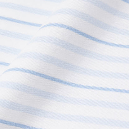 Lacoste Stripe S/S Tee Phoenix Blue / Flour