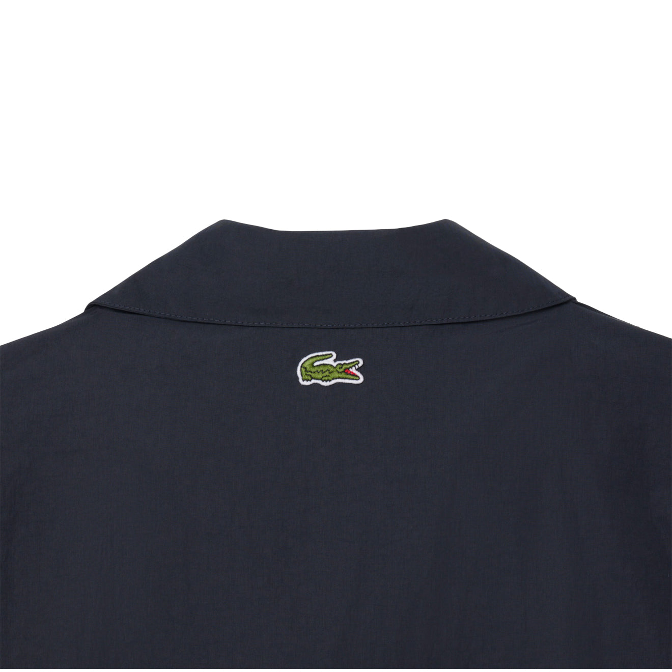 Lacoste Water-Repellent Textured Taffeta Jacket Blackbird - The Sporting Lodge